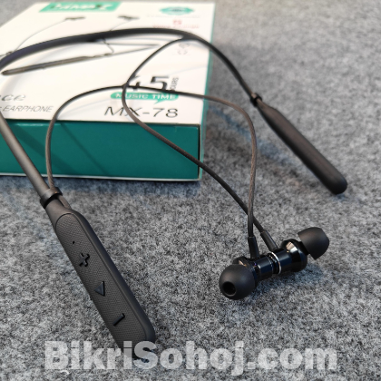 Original MMAX MX-78 Wireless Neckband Earphone